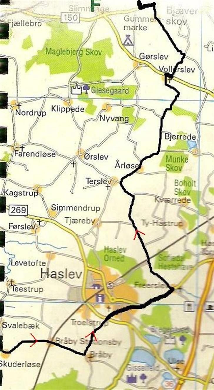 Rutekort Sjælland - Syd 2 c billede 19