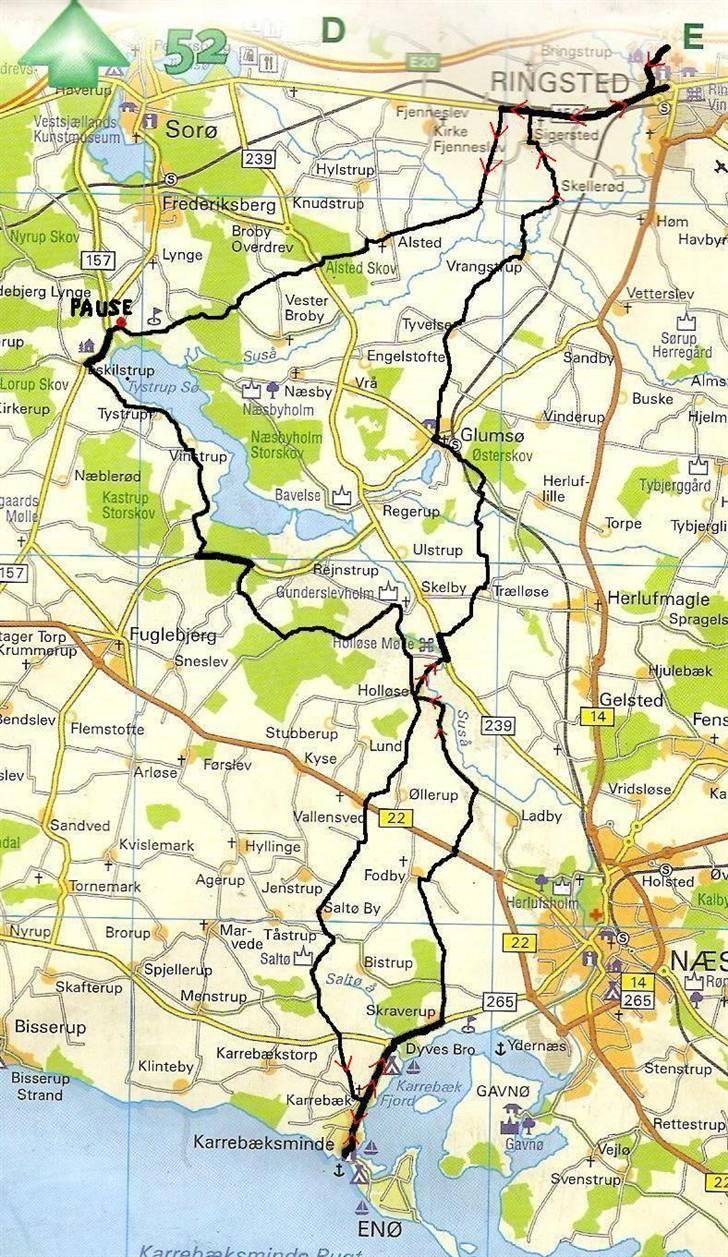 Rutekort Sjælland - Syd 1b - Karrebæksminde billede 15