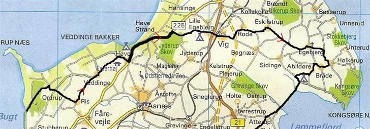 Rutekort Sjælland - Nordvest 1 b - Vig billede 6