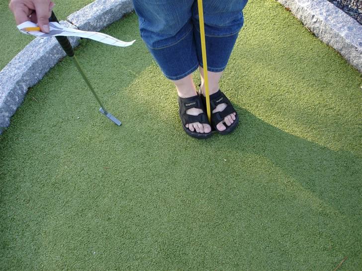 Mc ferie på touring camp og i Ry - Super fed mini golf bane på vandrehjemmet er der mon nogle der prøver at snyde ????? billede 22