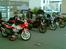 Daltonture - line up, pauser - 2008 - Nordjylland uge 30 - tur 2
Klar til start - kørte Fr.havn-Hirtshals tur (se rutekort Nordjylland)
Brainie, Killer & Joe på RD'ere, Steven på Sukki Bandit 400 og Birger på brumbasse Hon VF 750 F (supersport fra 80'erne)