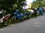 Daltonture - line up, pauser - Fælles-tur i fbm Fyns MC Festival 2008
7 RD'ere, en Aprilia RS 250 og en Honda Bros 650 holder kort pause, før småvejs-heat 3..