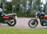 Daltonture - line up, pauser - 19/9-08, Sjælland - Verner og Joe ude at lufte kørejernene (Yamaha RD 350 & Honda CB 900 F Bol Dor) - pause ved Tystrup Sø