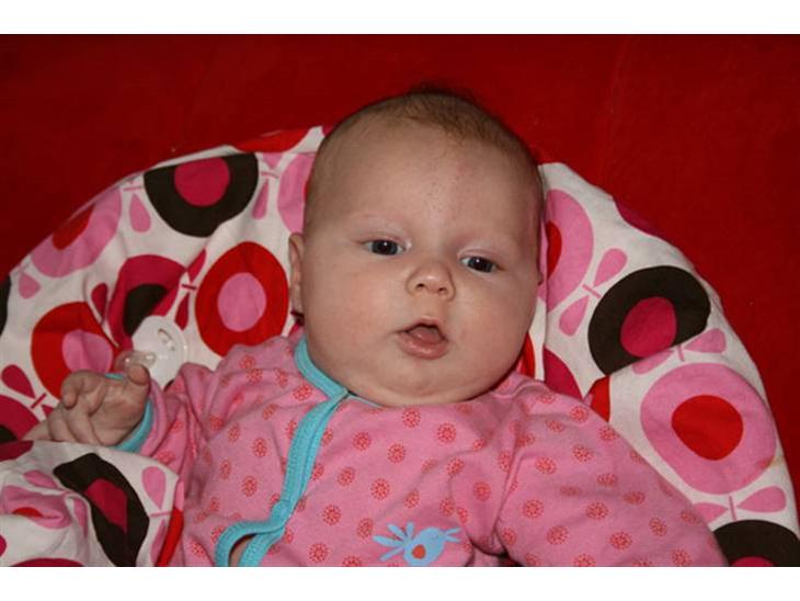 Mormors guldklump :) - Freya 6 uger gammel billede 0