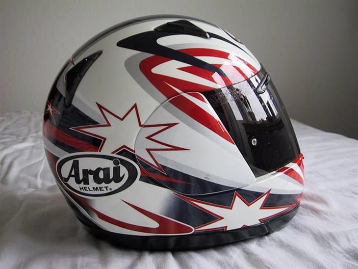 Beklædning- mit udstyr - Arai Astro-J Parkes Red 2006

 billede 20