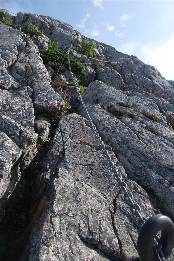 Tur til Polarcirklen, Norge sommeren 2009 del 2 - ... der var også et rækværk så man var helt tryg! billede 103