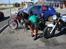 MotoBornholm 2010 - Ystad i god tid, drikkepause - og bikerens lille stripnummer