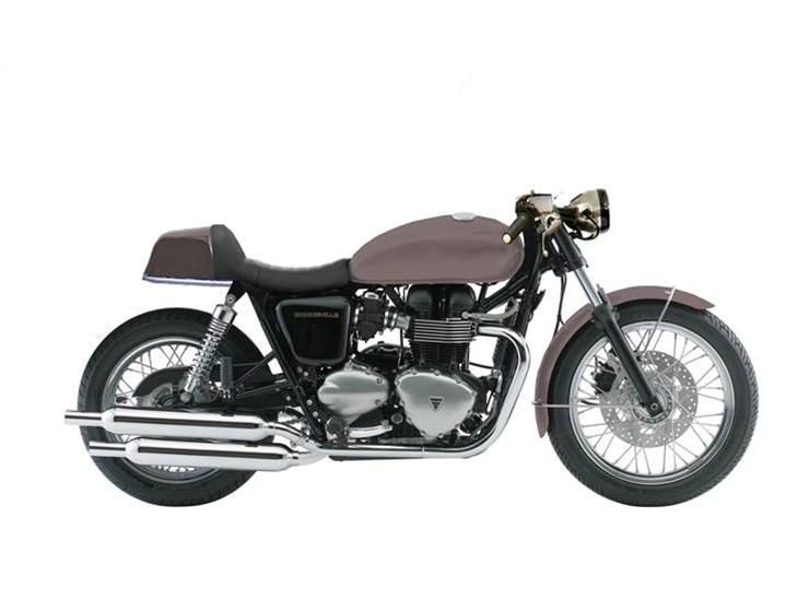 Triumoh Bonneville photoshop café racer billede 1
