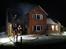 Indbrud/brand i Hatten MC - Set fra haven.