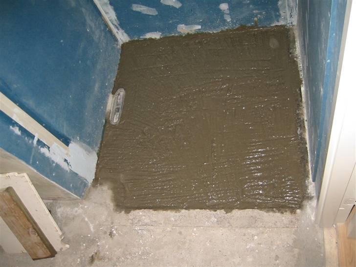 Jeg styler mit badeværelse, vinterprojekt fordi jeg har solgt min ged. - Første lag mudder billede 7