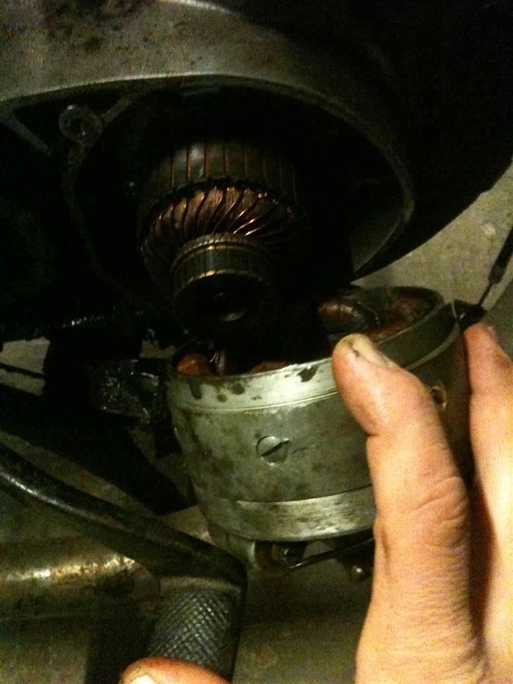 Elektronisk tænding på DKW'en - Her var det nok at aktivere bremsepedalen. billede 3