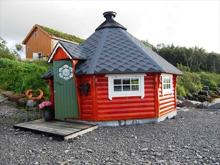 Ferie foto fra Norge.  DEL 2. - DER VAR IKKE FLERE LEDIGE HYTTER, MEN VI FIK OVERNATTE I GRILLEN... billede 5