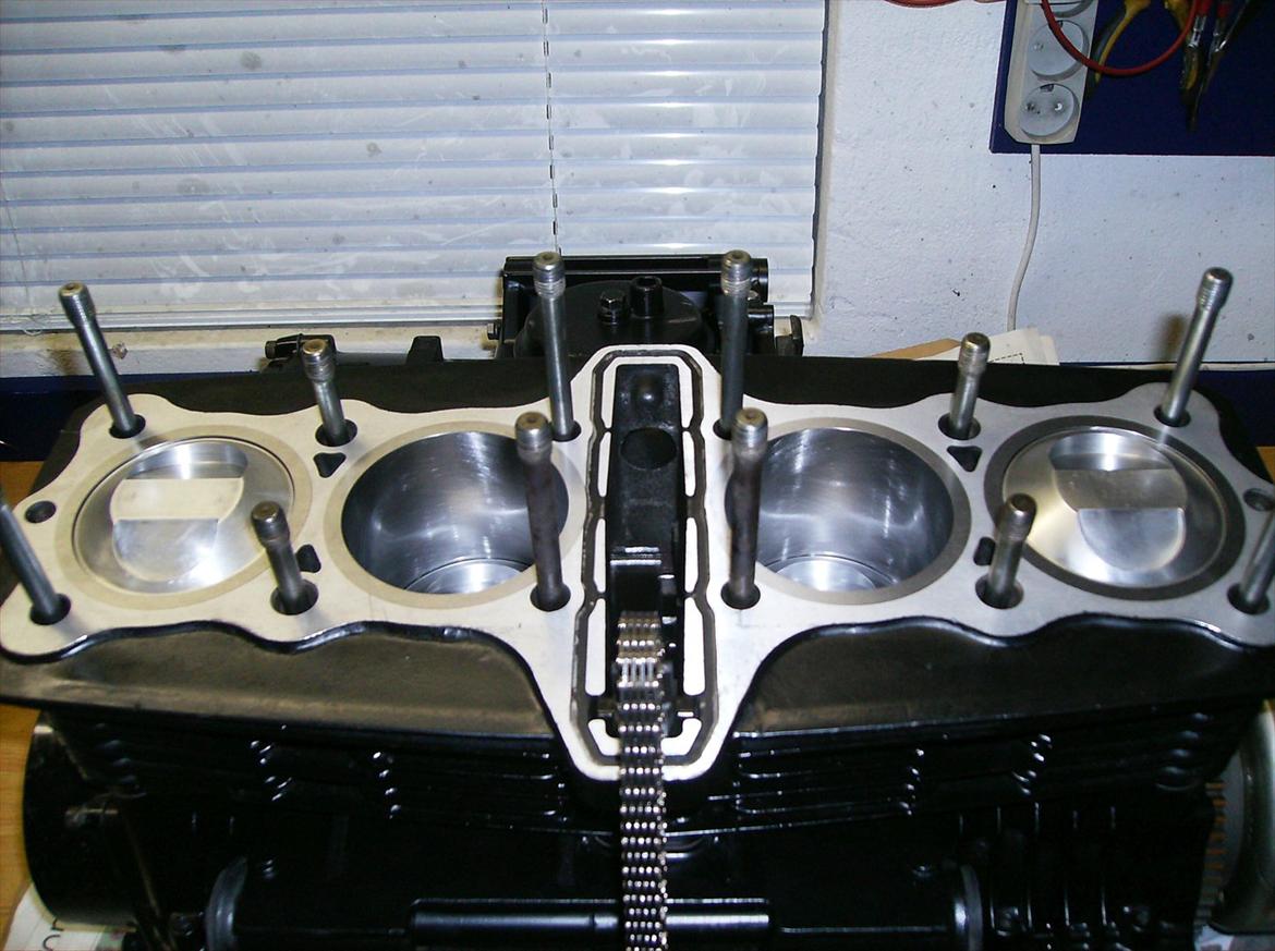 Kawasaki GPZ1100UT - Wiseco 1170 på rullefelt - Dyno run - Ser sku godt ud med nye VISECO stempler  :-) billede 8