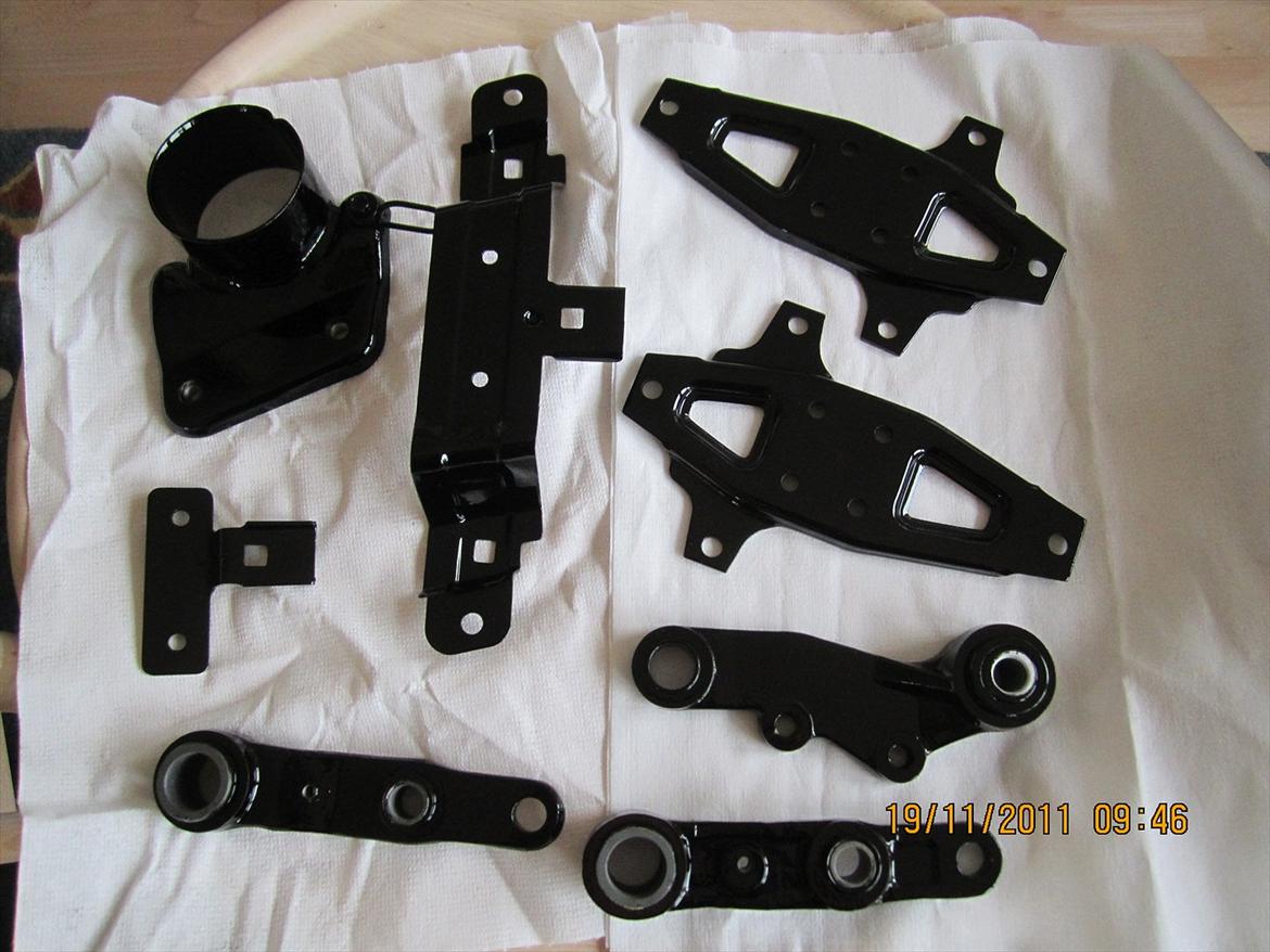 Aprilia Habana 125ccm - retrofit - Lidt stel dele, som er lakeret sorte.. billede 33