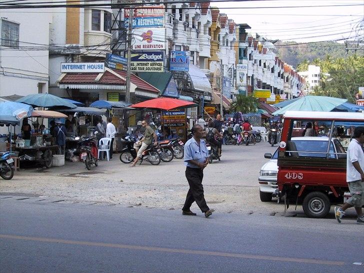 Thailand rundt på MC  - Typisk Turist By på Phuket  billede 7