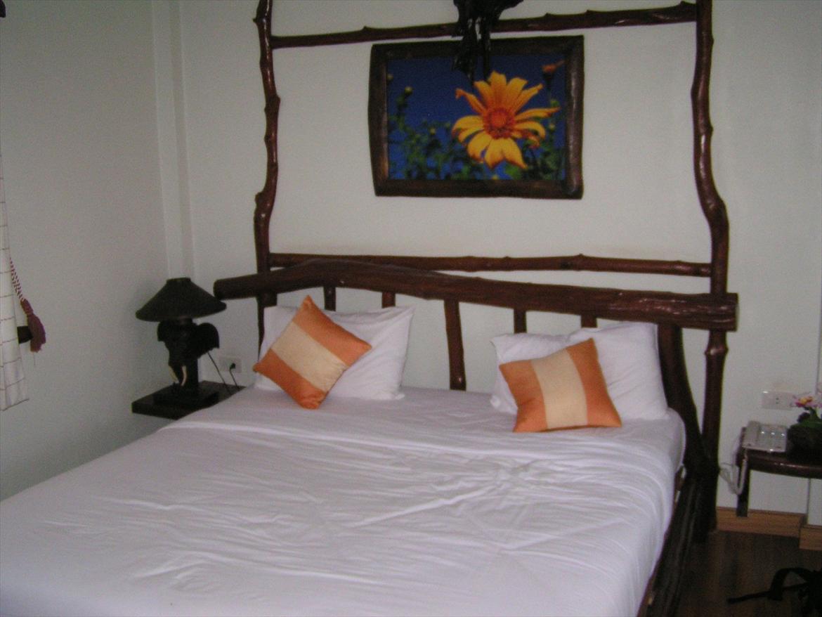 Thailand rundt på MC  - Ja her er en seng  billede 15