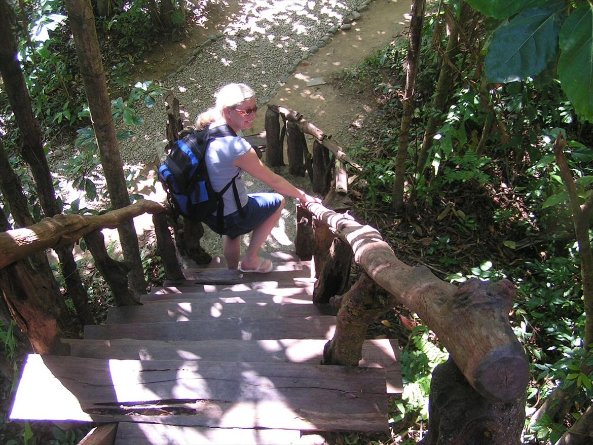 Thailand rundt på MC  - Det var ikke altid lige let at komme op og ned  billede 56
