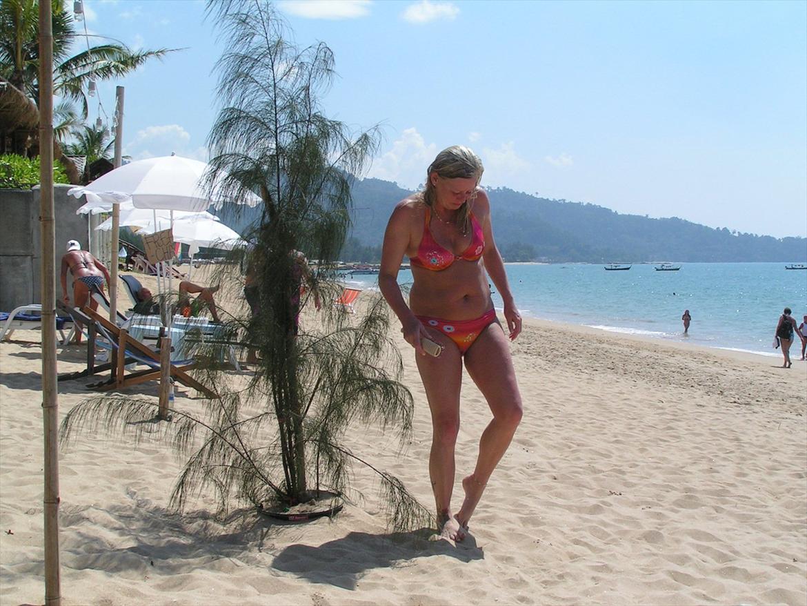 Thailand rundt på MC  - sandet er varmt, meget varmt  billede 113