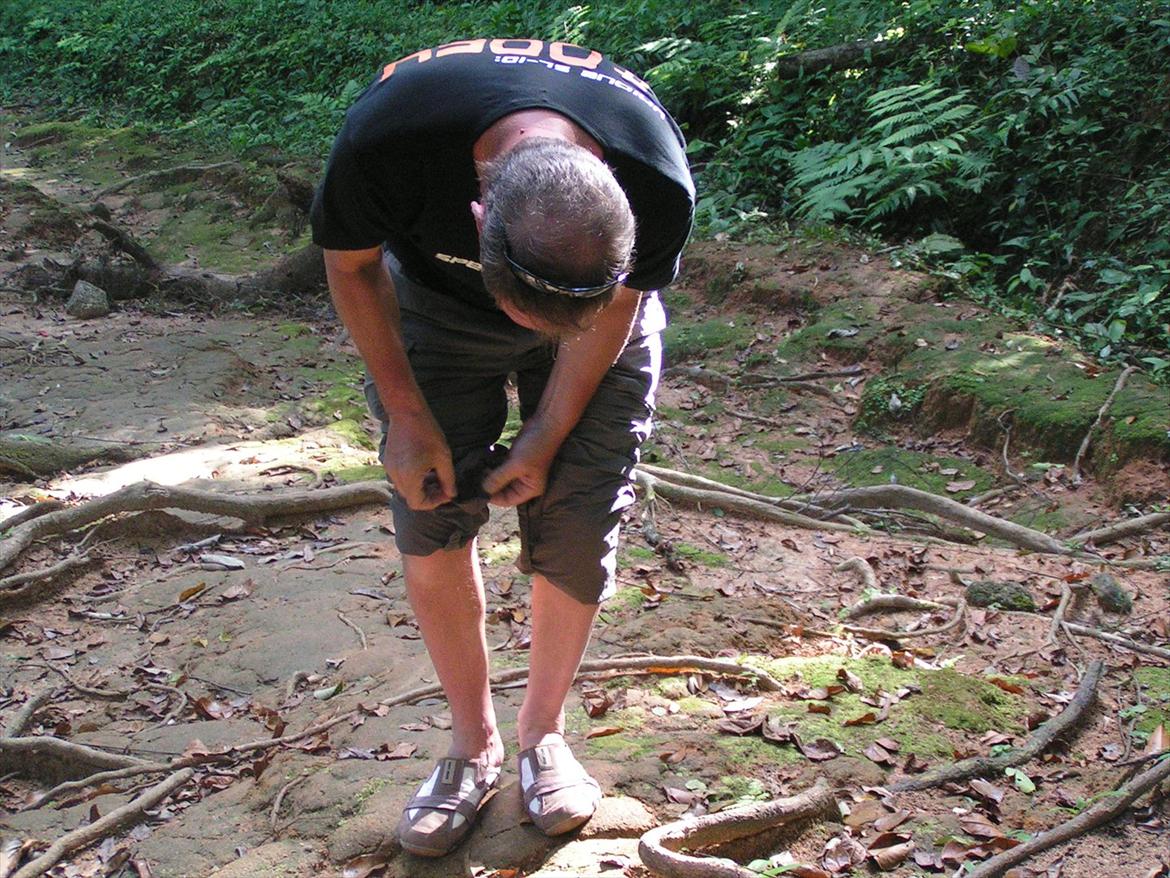 Thailand rundt på MC  - Nå jeg må i vandet  billede 162