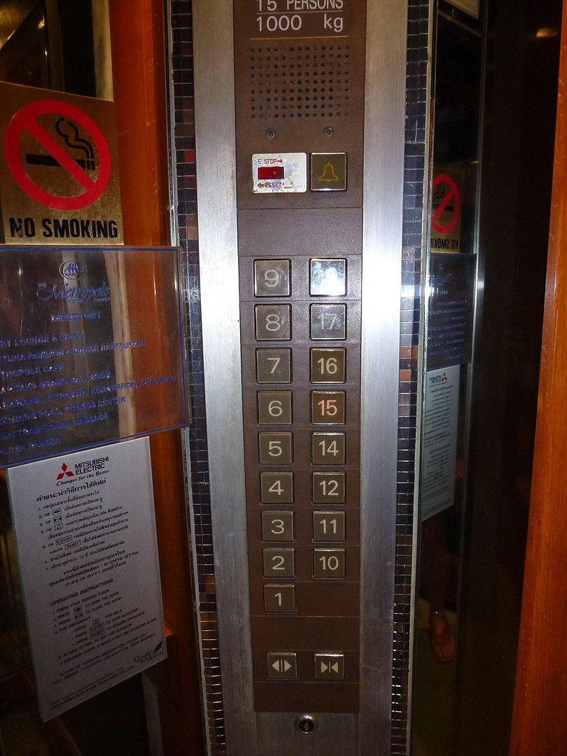 Thailand rundt på MC  - nej vi skulle så ikke bo på 13 etage  billede 245