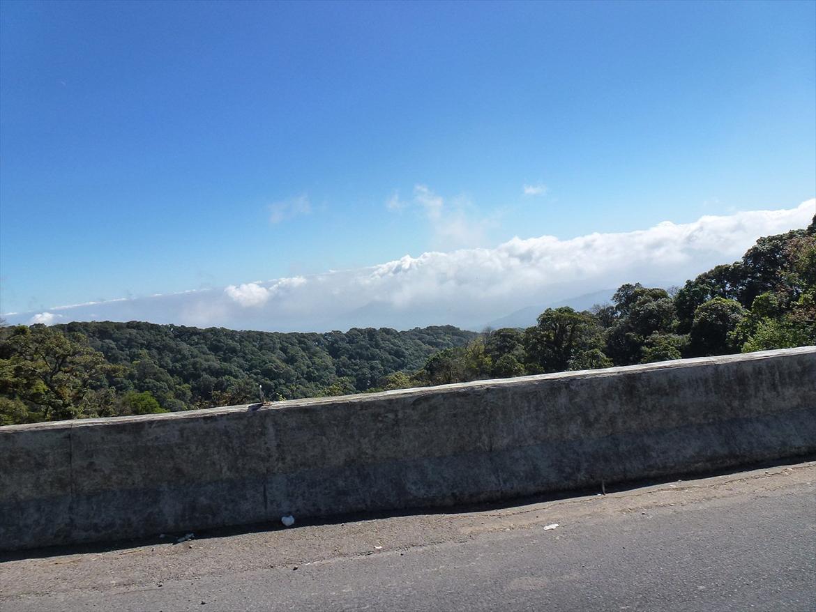 Thailand rundt på MC  - På vej op på Thailand højeste bjerg, ja vi kører over skyerne, og vi frøs sku egenligt lidt  billede 334