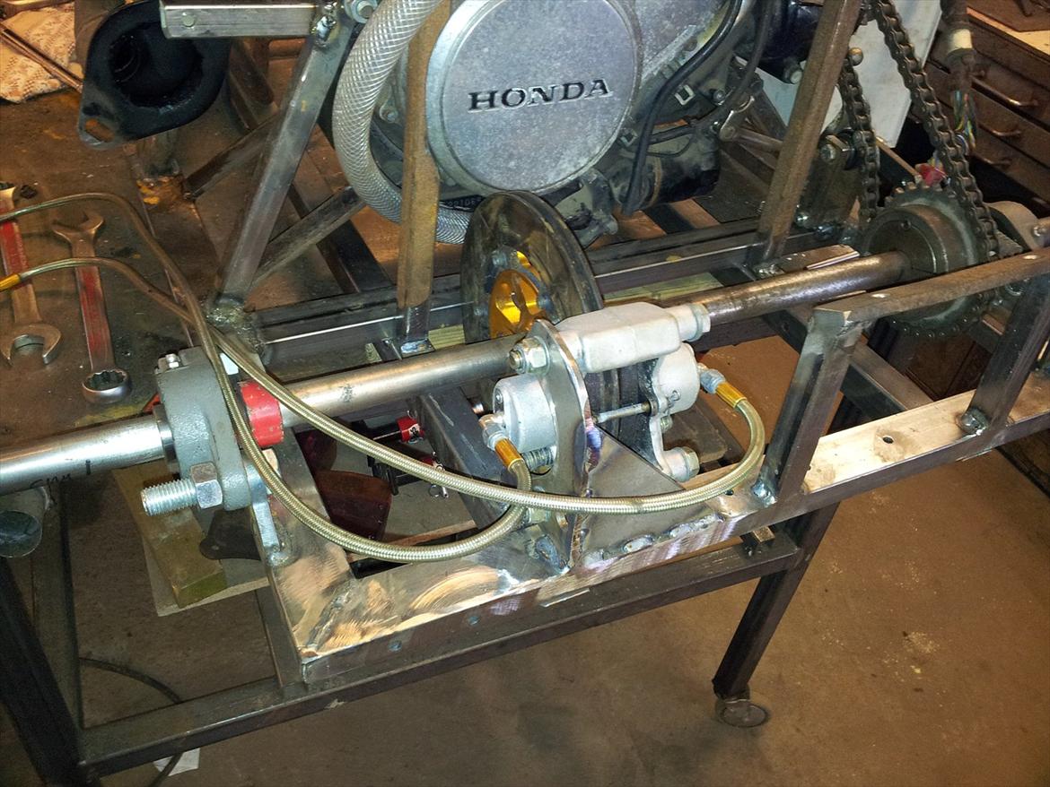 Gokart Honda VT500 - Ny bremse, det blev en succes billede 47