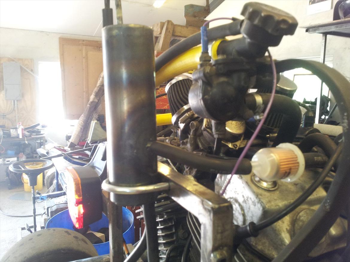 Gokart Honda VT500 - 8 mm ind, 6 mm ud. resten gennem karburatoren. billede 103