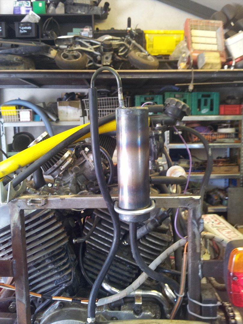 Gokart Honda VT500 - Nyt resorvoir. Der var for meget "bølge" i det andet..  billede 104