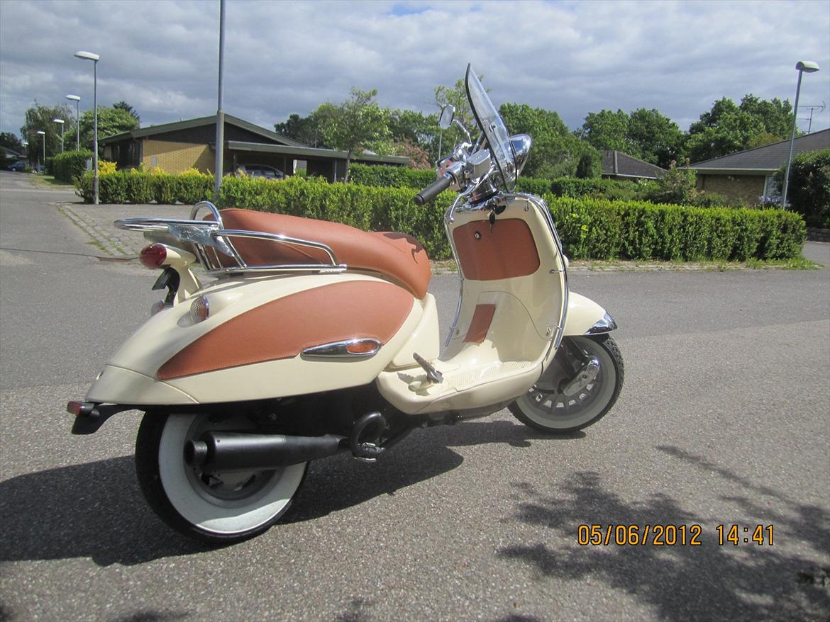 Aprilia Habana 125ccm - retrofit - Er egentlig glad for slutresultatet, meget som jeg forventede omkring farve og stil! billede 78