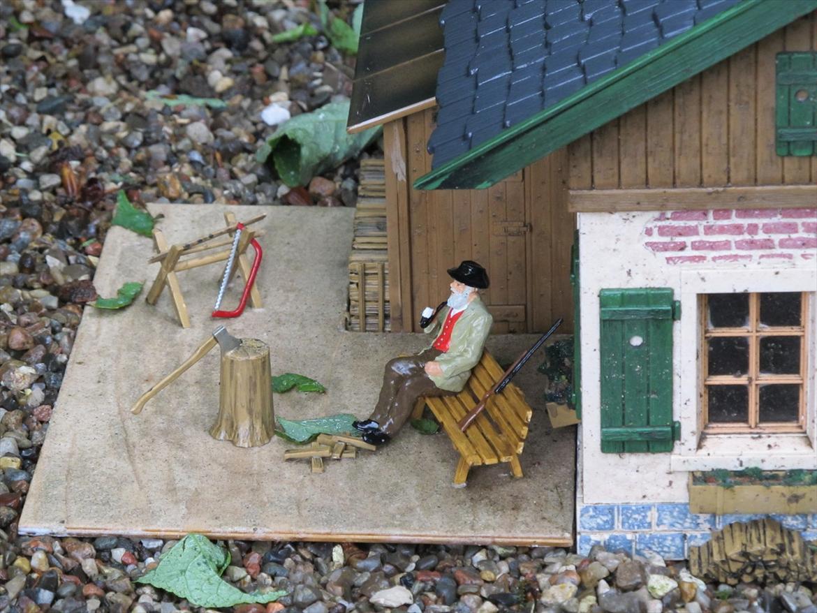 LGB tog i haven. Anderledes hobby. - Lidt detaljer billede 18