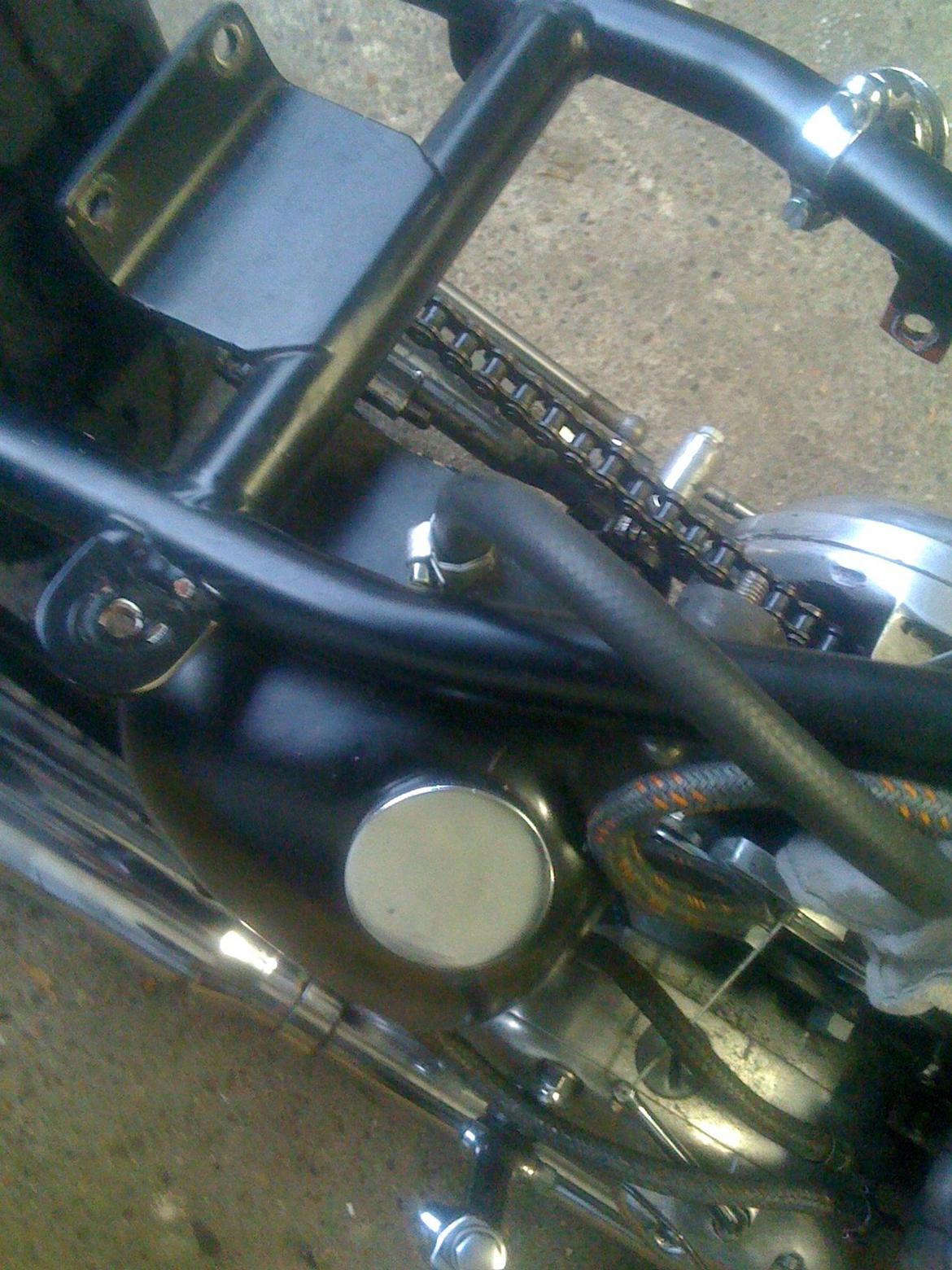 Triumph chopper til bobber. -  Skal igen med at lave sæde. Glæder mig:-)
 billede 7