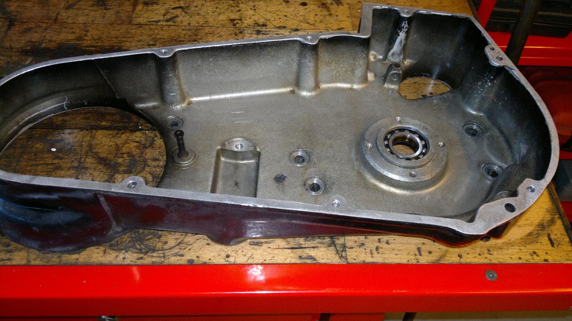 Harley-Davidson FLH1200 - Shovelhead fra 1972 - Nye leje i og en gang pulverlak.  billede 1