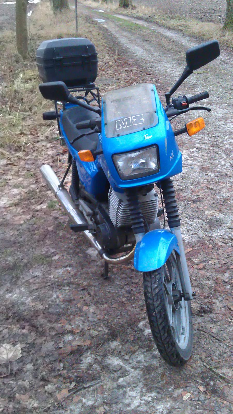 MZ 301 Saxon Tour i skoven billede 5