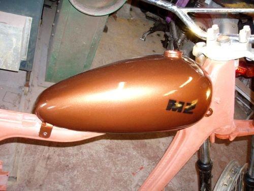mz ts classic trial - expres knallert tank der er smallet billede 4