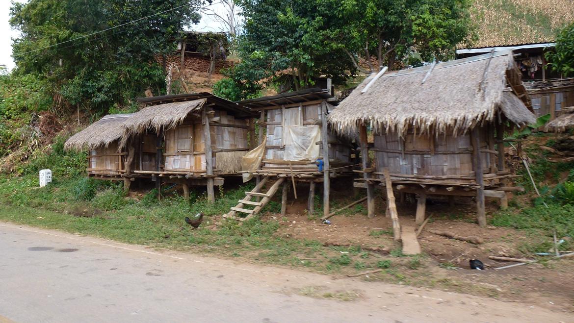 Thailand Den Gyldne Trekant  - Meget på landet billede 79