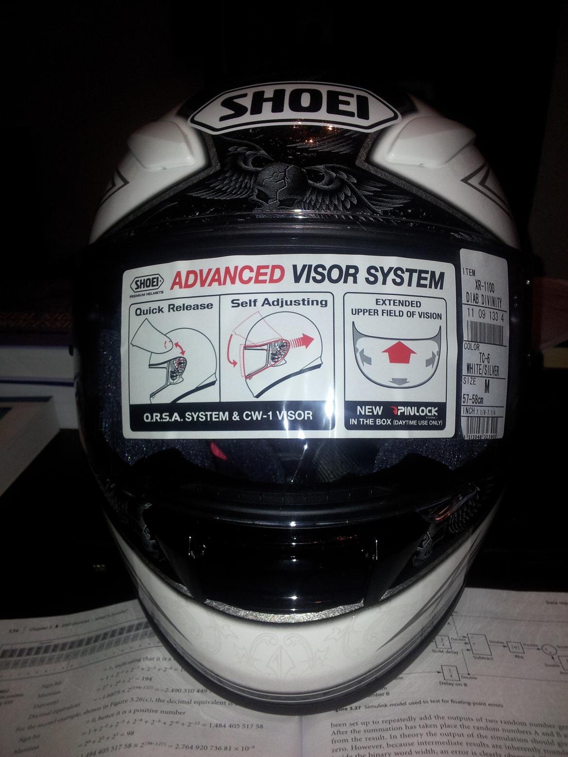 SHOEI XR-1100 Diabolic Divinity billede 1