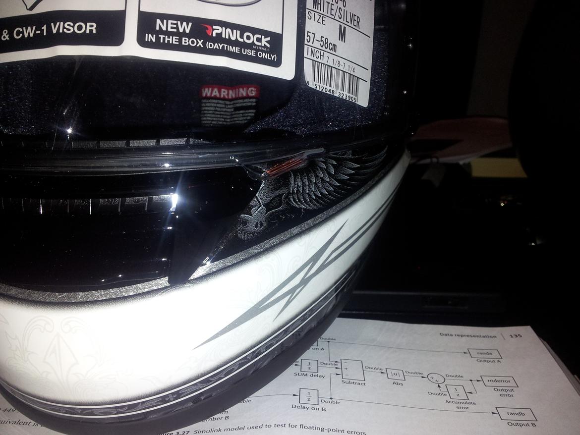 SHOEI XR-1100 Diabolic Divinity billede 3