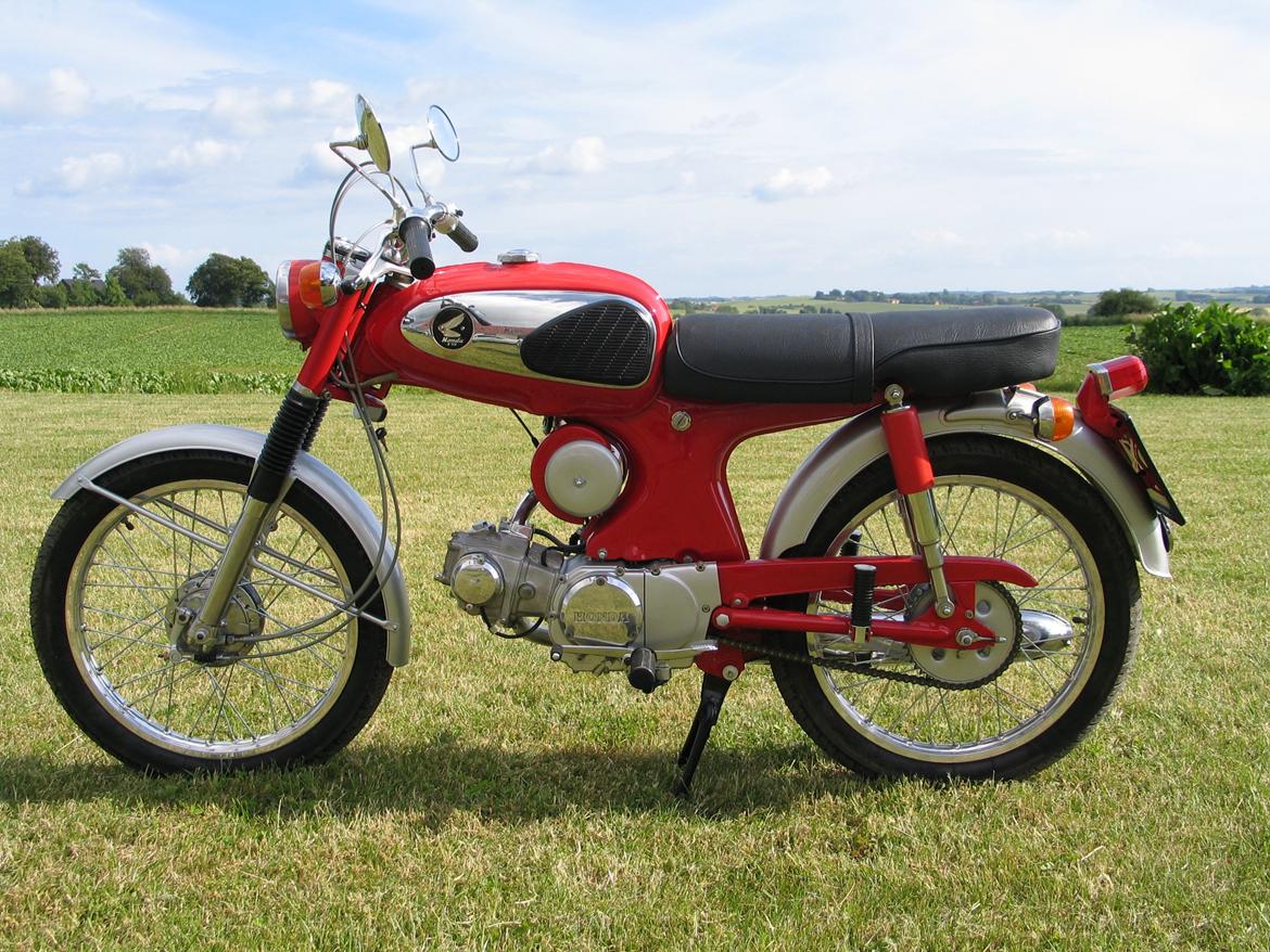 veteran hondaer - Honda S90 super sport fra 1966 billede 3
