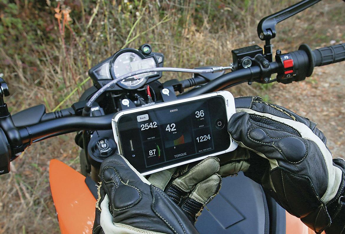 EL motorcykler - Alle Zeros nye 2013 modeller kan tilsluttes smartphone via Bluetooth billede 46