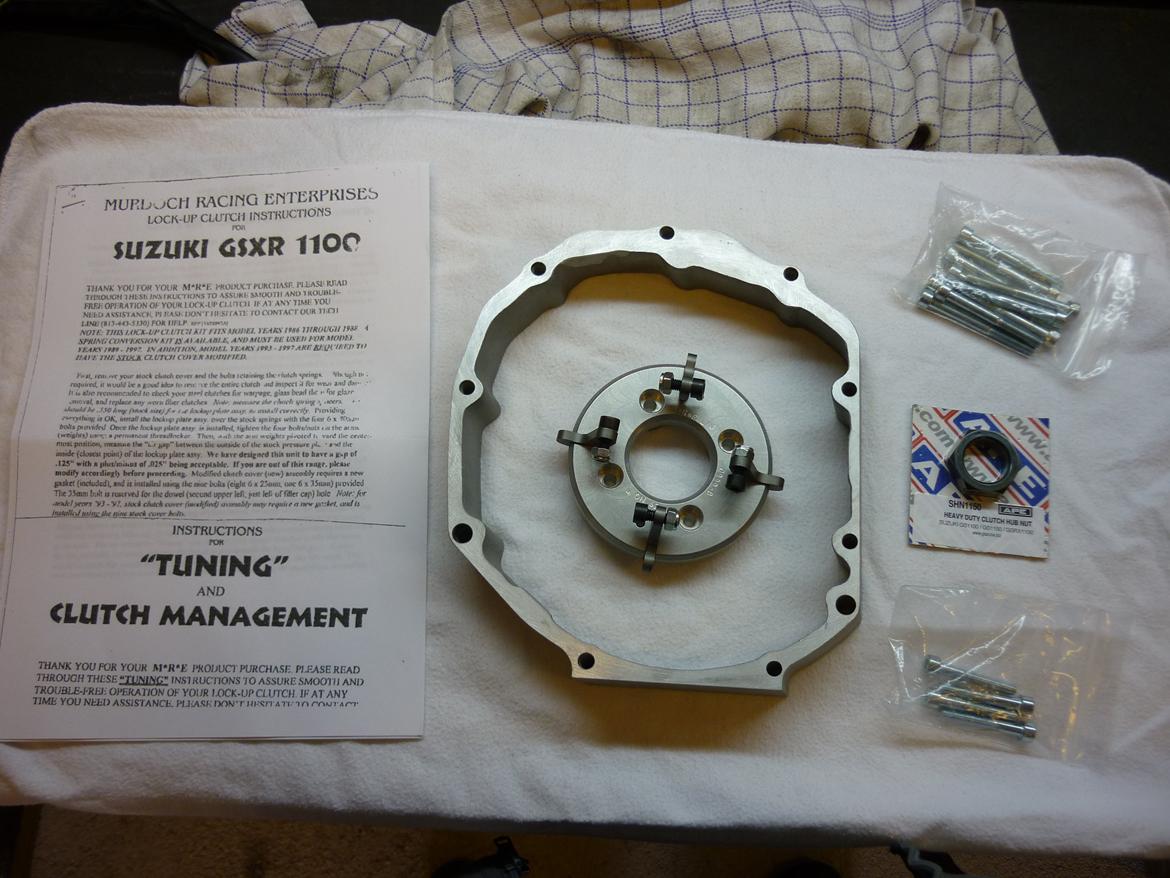 Turbo gsxr 1100 banecykel - Denne MRE lockup kobling har jeg fra et tidligere projekt billede 14