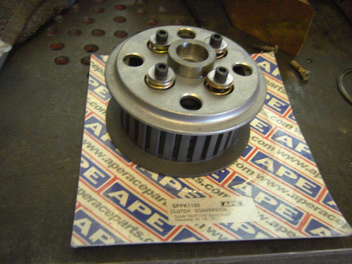 Turbo gsxr 1100 banecykel - MRE lockup passer på denne pressure plate kobling billede 12