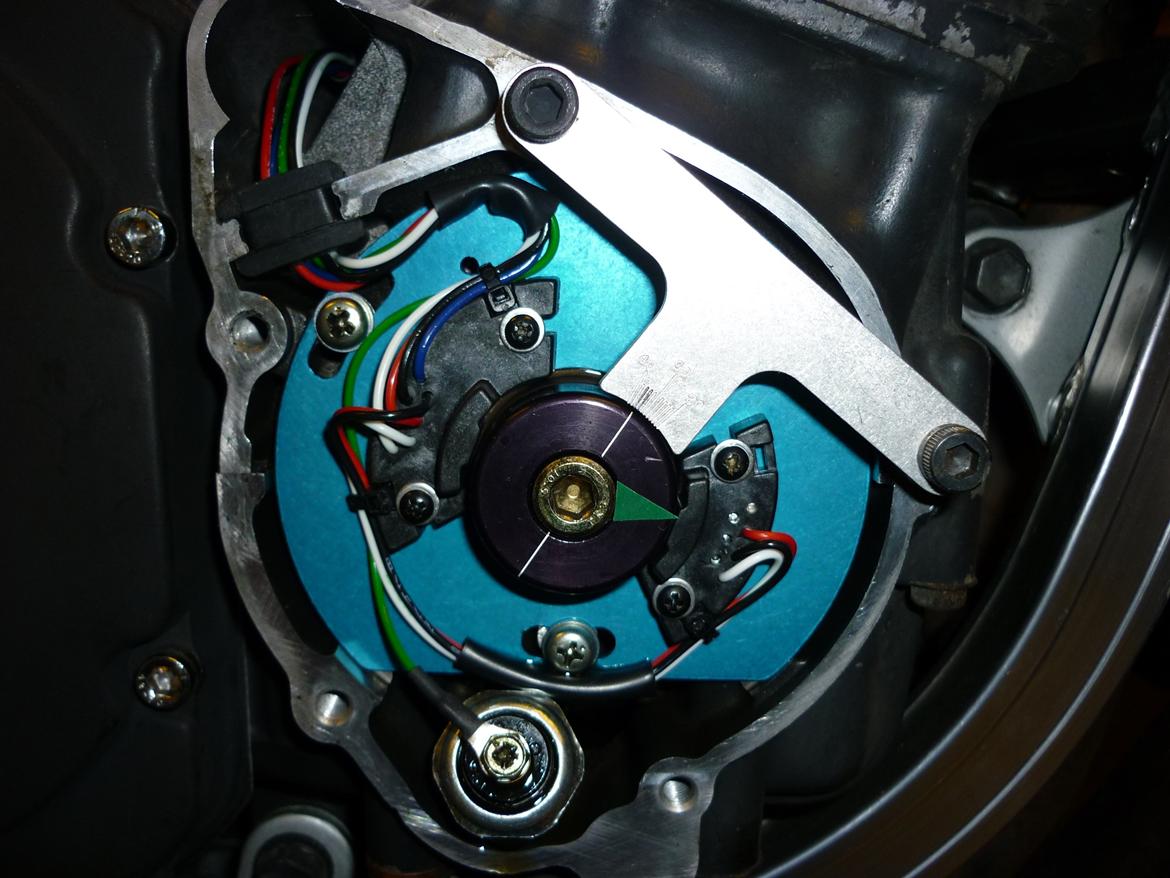 Turbo gsxr 1100 banecykel - Tænding montage og indstilling billede 16