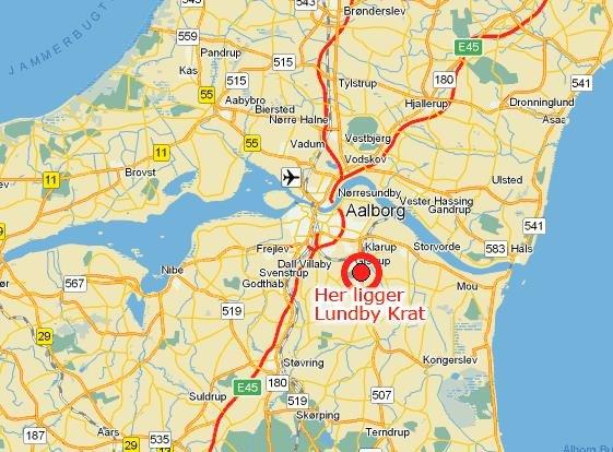 Hvor ligger Lundby Krat - Landkort billede 1