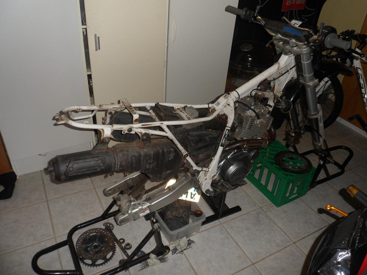 renovering/ombygning til gade motard yamaha tt 600 e balgarda (solgt) billede 28