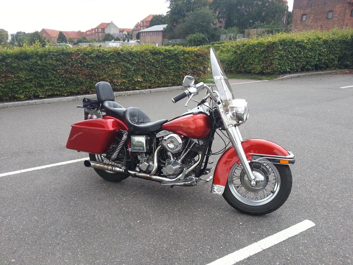 Harley Davidson FLH restaurering - Som den så ud inden jeg gik i gang. billede 1
