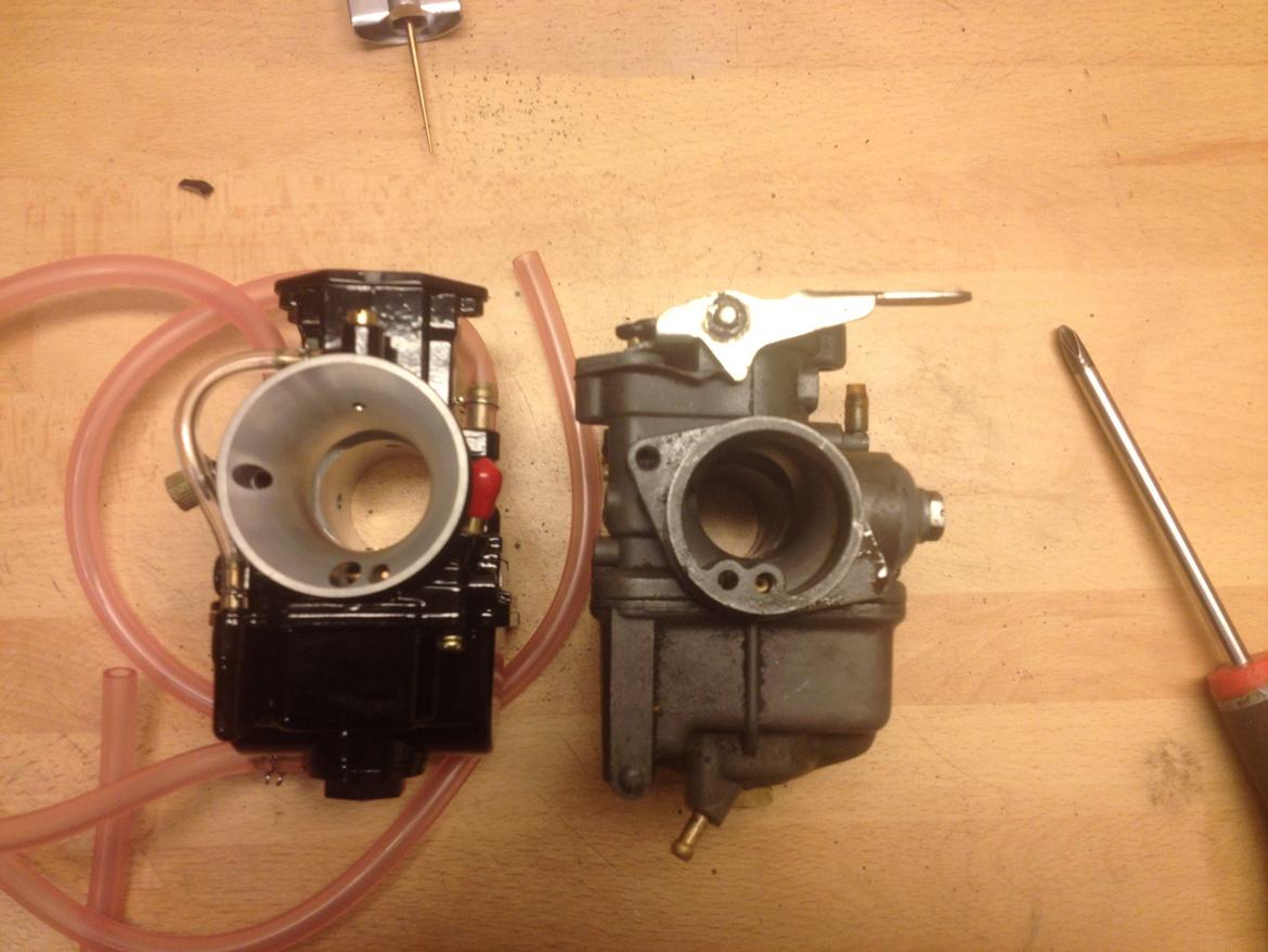 Honda MTX 125 - Ny 28mm Karburator og den gamle 24mm billede 11