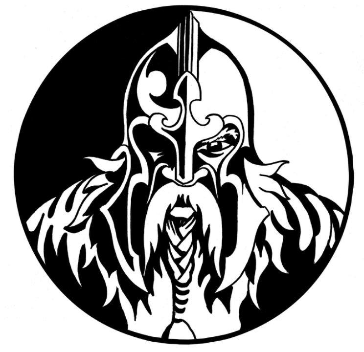 vikingklub Free vikings mc danmark - front mærke på vest billede 3