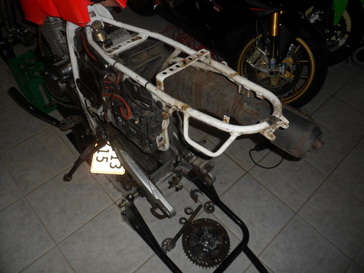 renovering/ombygning til gade motard yamaha tt 600 e balgarda (solgt) billede 34