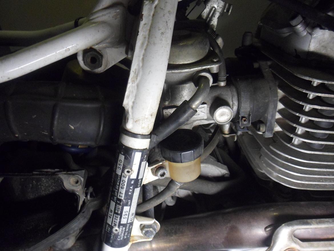 renovering/ombygning til gade motard yamaha tt 600 e balgarda (solgt) billede 46
