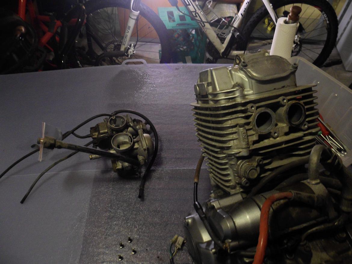 renovering/ombygning til gade motard yamaha tt 600 e balgarda (solgt) billede 54